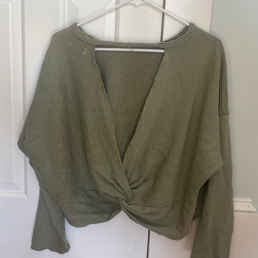Aerie Sage Green Open Back